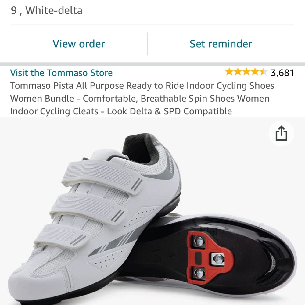 Tommaso Pista All Purpose Ready to Ride Indoor Cycling Shoes